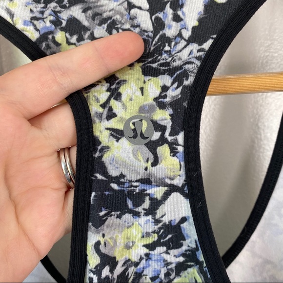 Lululemon CRB Cool Racerback Tank Top Floral - Picture 6 of 6
